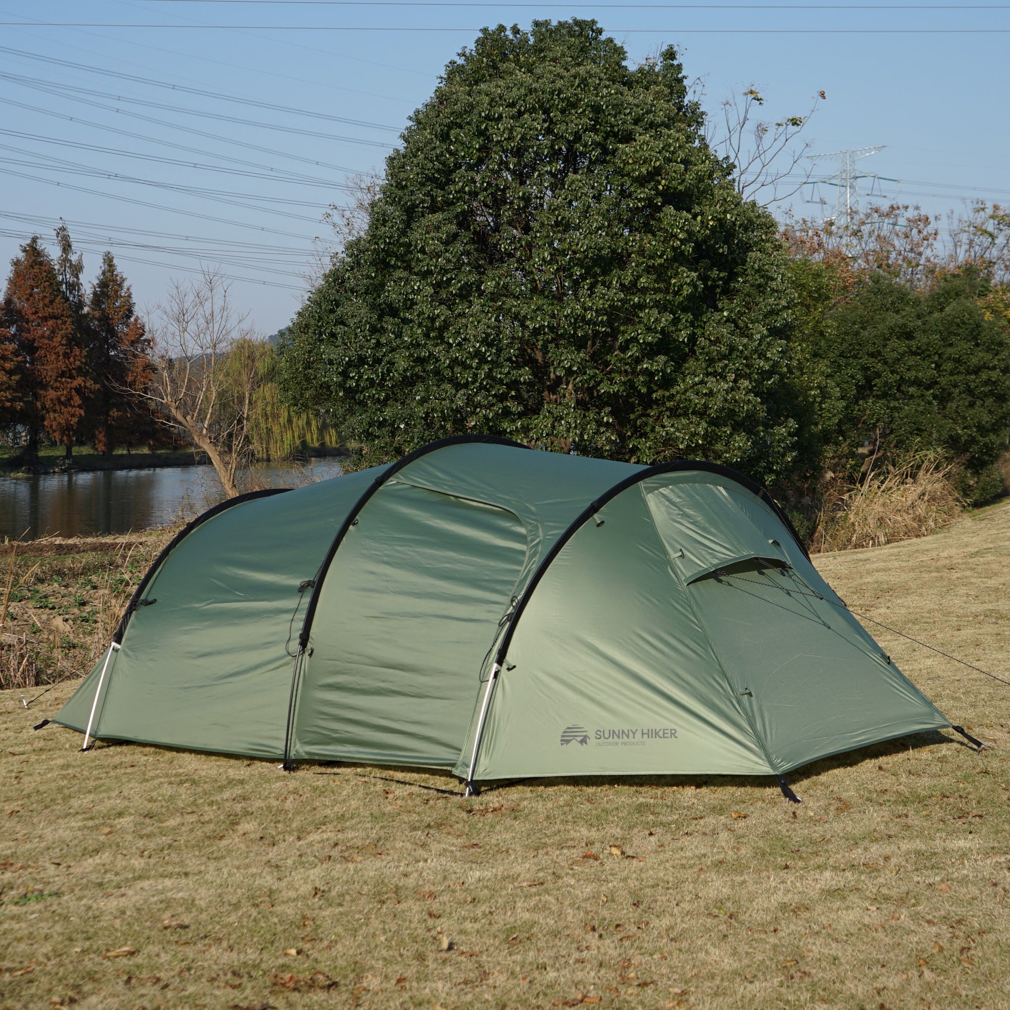 Sunny Hiker - 3-personers PU Tunneltelt fra Sunny Hiker - billede nr. 11 hos GrejFreak.dk