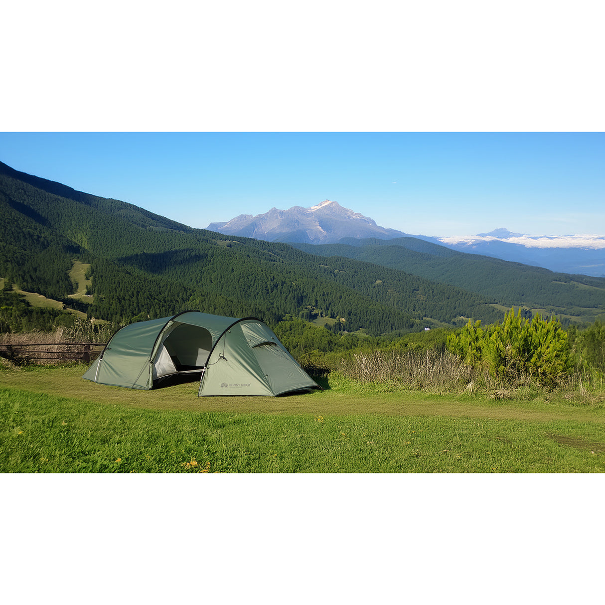 Sunny Hiker - 3-personers PU Tunneltelt fra Sunny Hiker - billede nr. 2 hos GrejFreak.dk