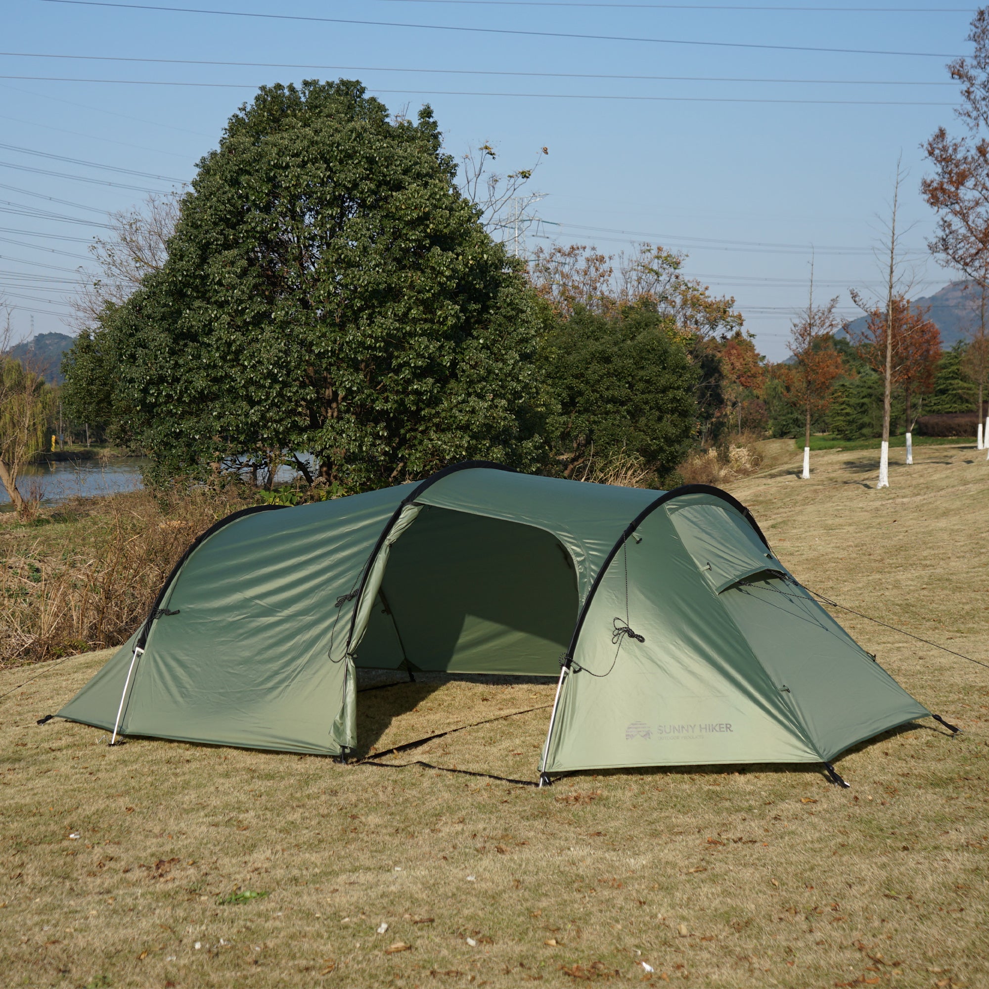 Sunny Hiker - 3-personers PU Tunneltelt fra Sunny Hiker - billede nr. 7 hos GrejFreak.dk