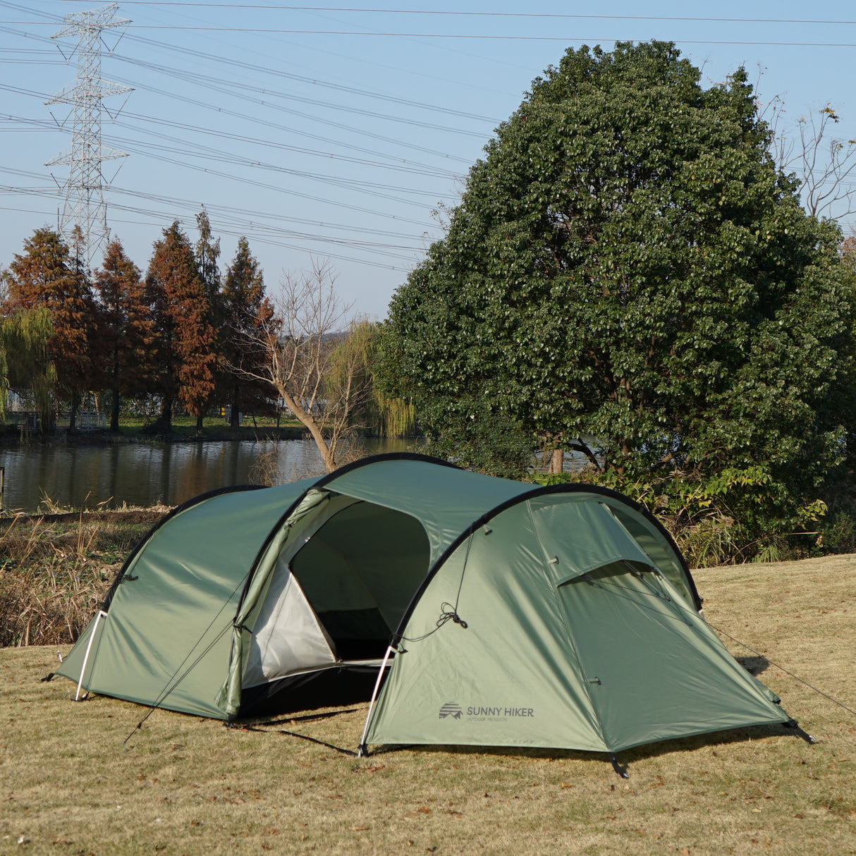 Sunny Hiker - 3-personers PU Tunneltelt fra Sunny Hiker - billede nr. 9 hos GrejFreak.dk