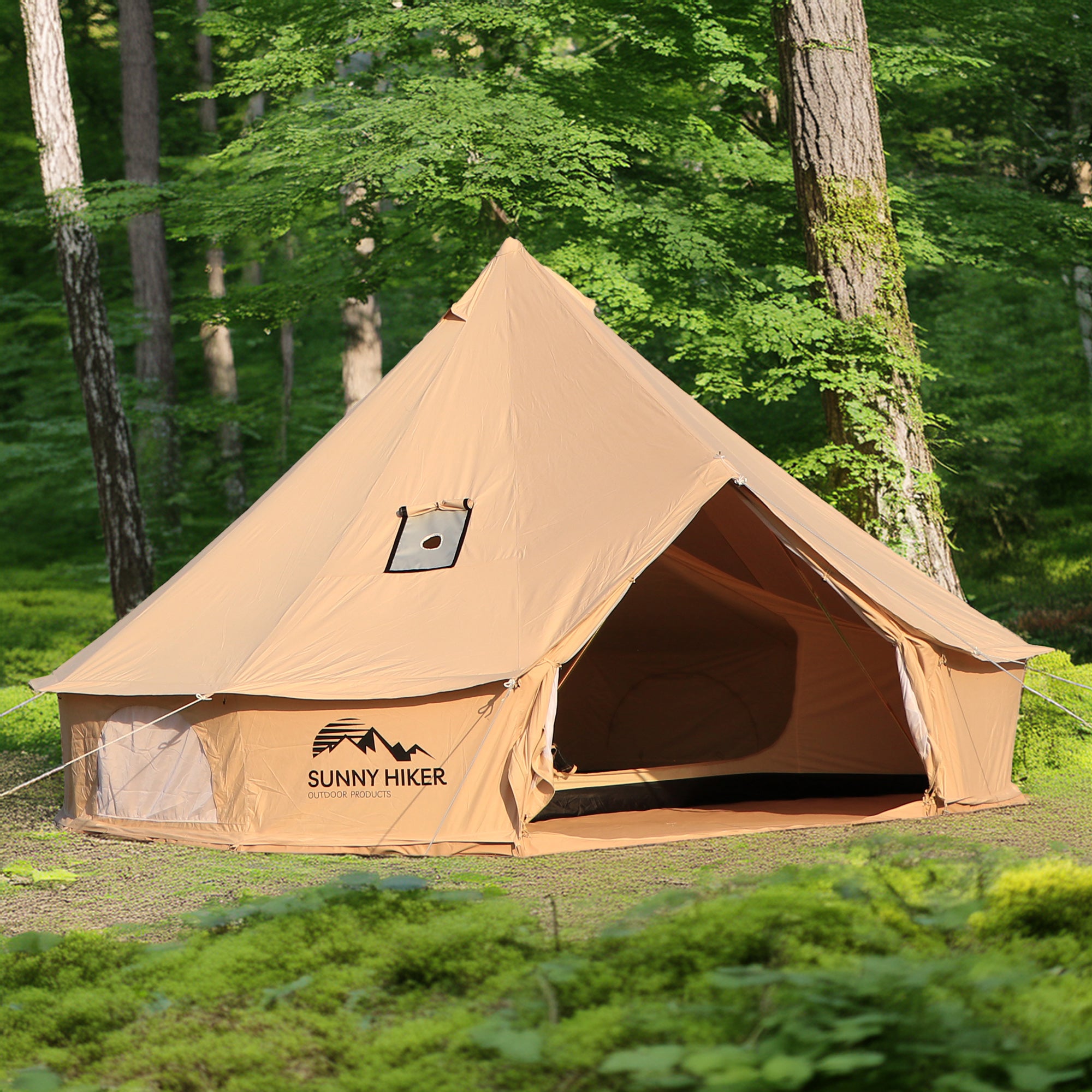 Sunny Hiker - Bomuld Large 10-personers Klokketelt fra Sunny Hiker - billede nr. 2 hos GrejFreak.dk