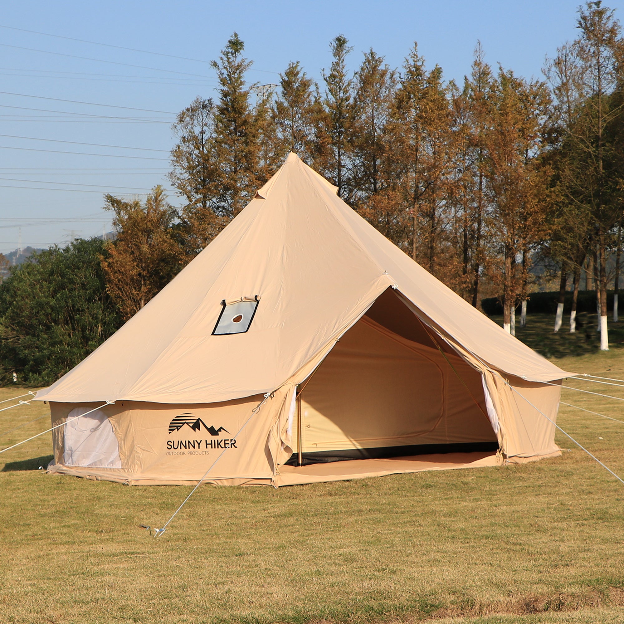 Sunny Hiker - Bomuld Large 10-personers Klokketelt fra Sunny Hiker - billede nr. 8 hos GrejFreak.dk