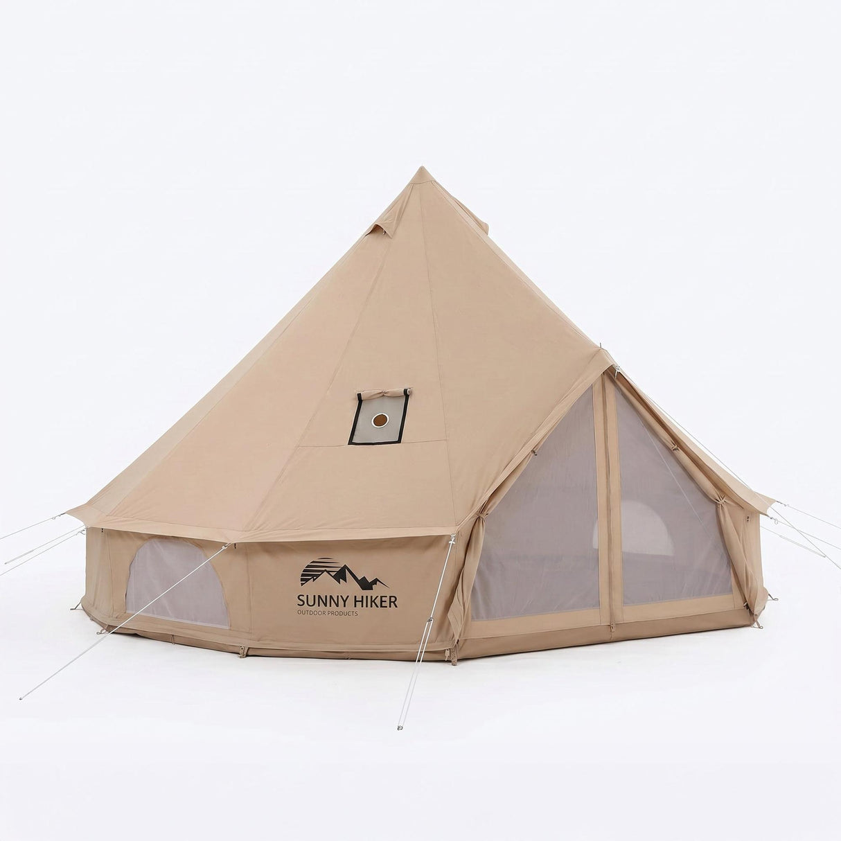 Sunny Hiker - Bomuld Medium 8-personers Klokketelt fra Sunny Hiker - billede nr. 1 hos GrejFreak.dk