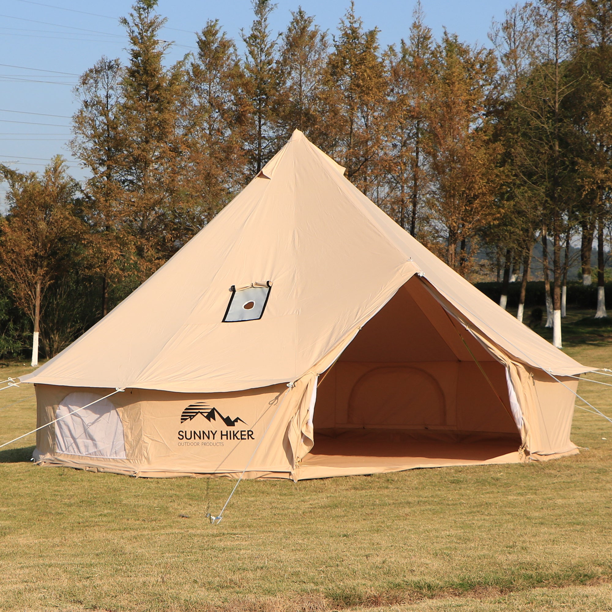 Sunny Hiker - Bomuld Medium 8-personers Klokketelt fra Sunny Hiker - billede nr. 7 hos GrejFreak.dk