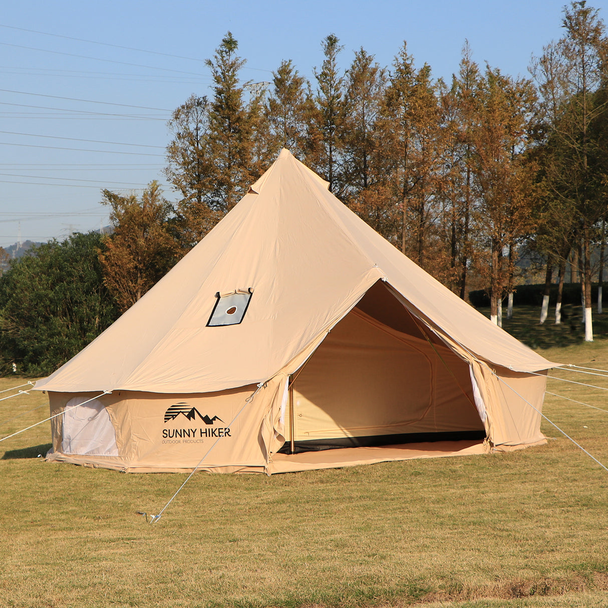 Sunny Hiker - Bomuld Medium 8-personers Klokketelt fra Sunny Hiker - billede nr. 8 hos GrejFreak.dk