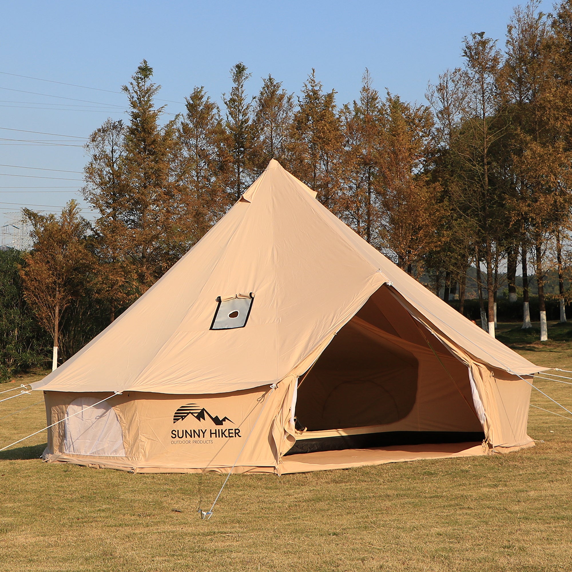 Sunny Hiker - Bomuld Medium 8-personers Klokketelt fra Sunny Hiker - billede nr. 10 hos GrejFreak.dk