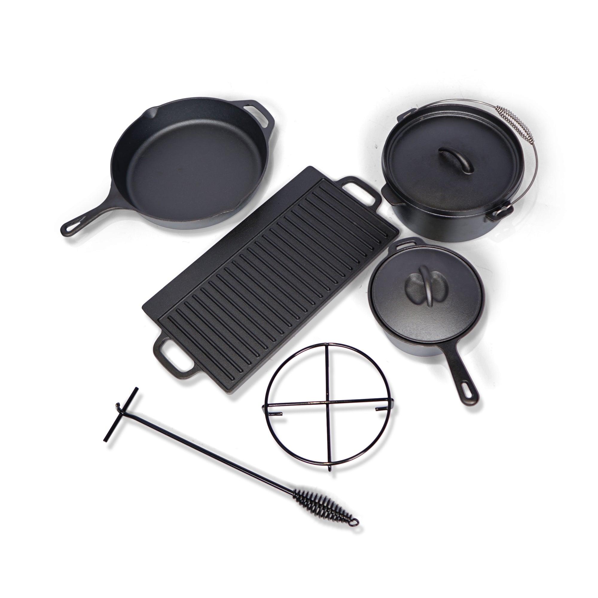 Sunny Hiker - Cast Iron Set (8 pcs) fra Sunny Hiker - billede nr. 1 hos GrejFreak.dk