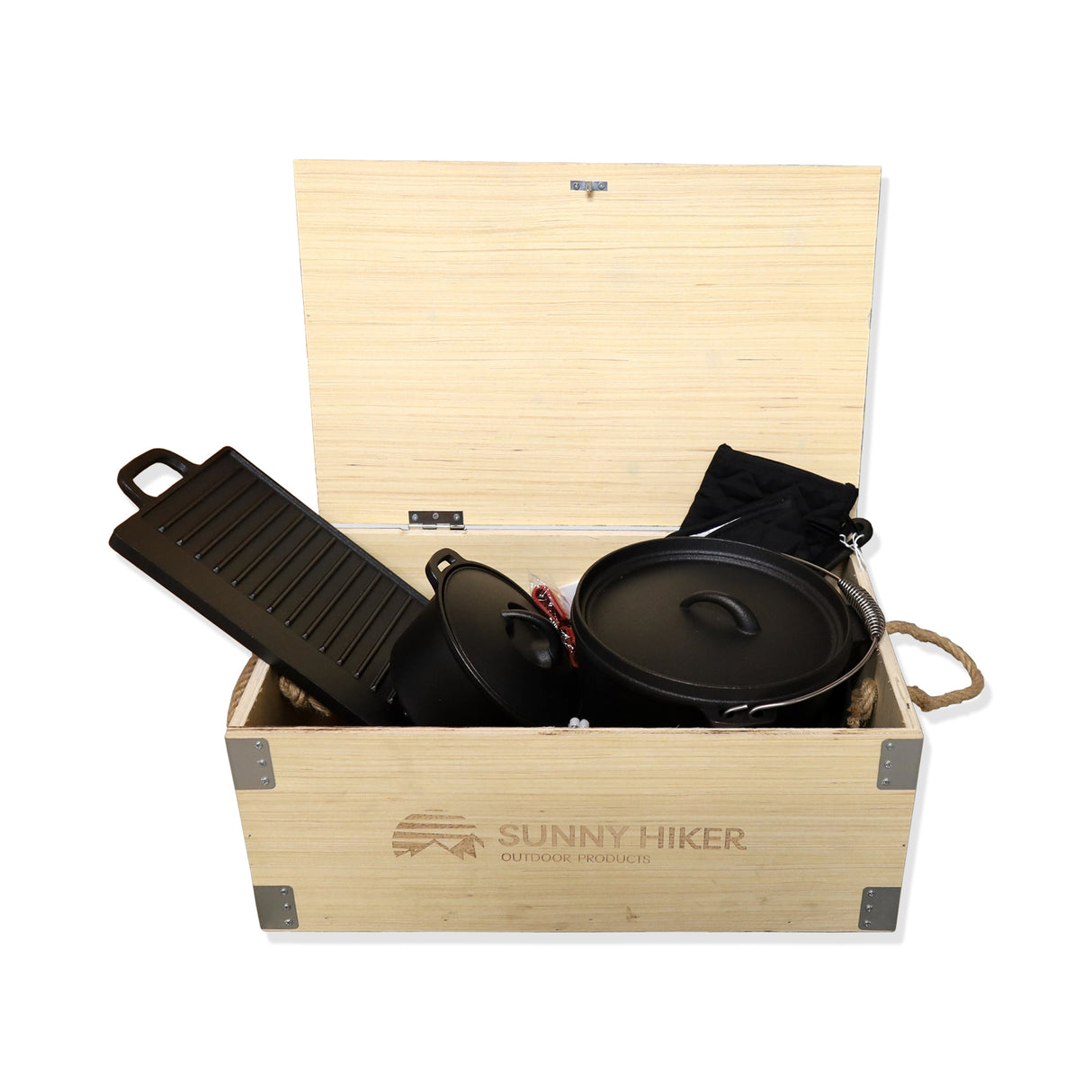 Sunny Hiker - Bålsæt Støbejern (8 dele) fra Sunny Hiker - billede nr. 7 hos GrejFreak.dk