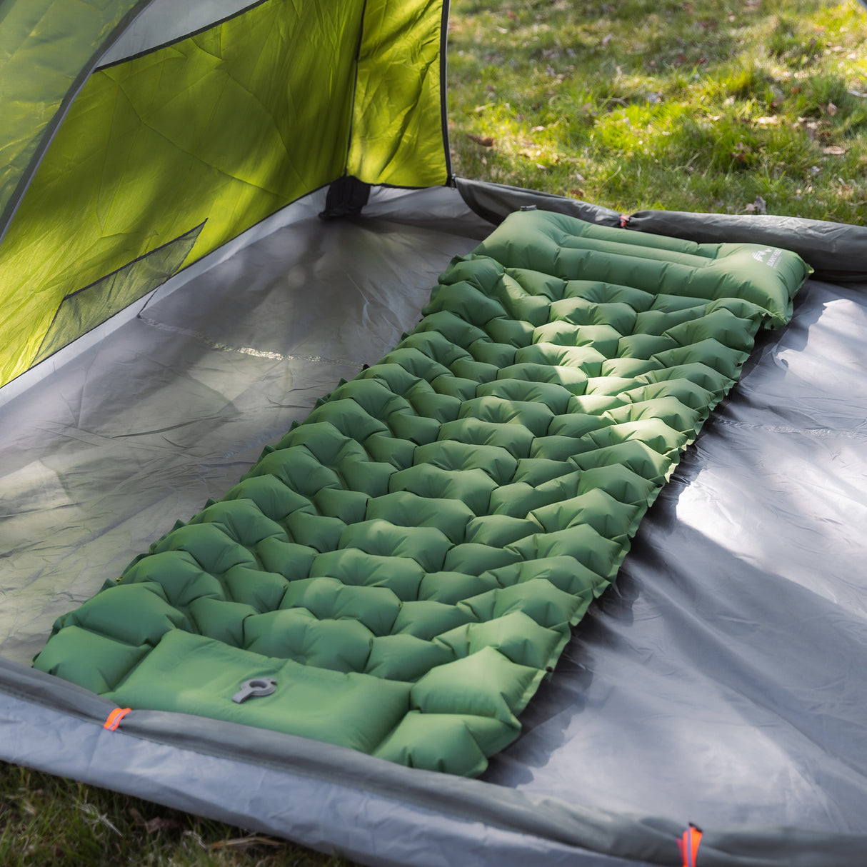 Sunny Hiker - Comfort Liggeunderlag m. Fodpumpe // Grøn fra Sunny Hiker - billede nr. 19 hos GrejFreak.dk