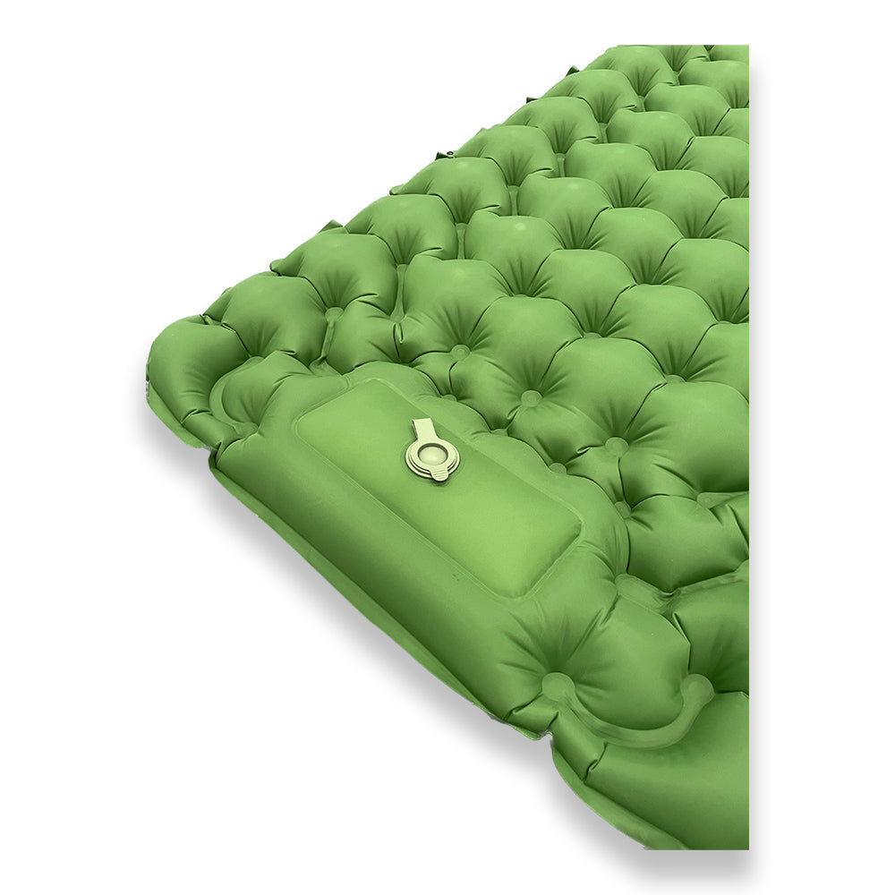 Sunny Hiker - Comfort Liggeunderlag m. Fodpumpe // Grøn fra Sunny Hiker - billede nr. 4 hos GrejFreak.dk
