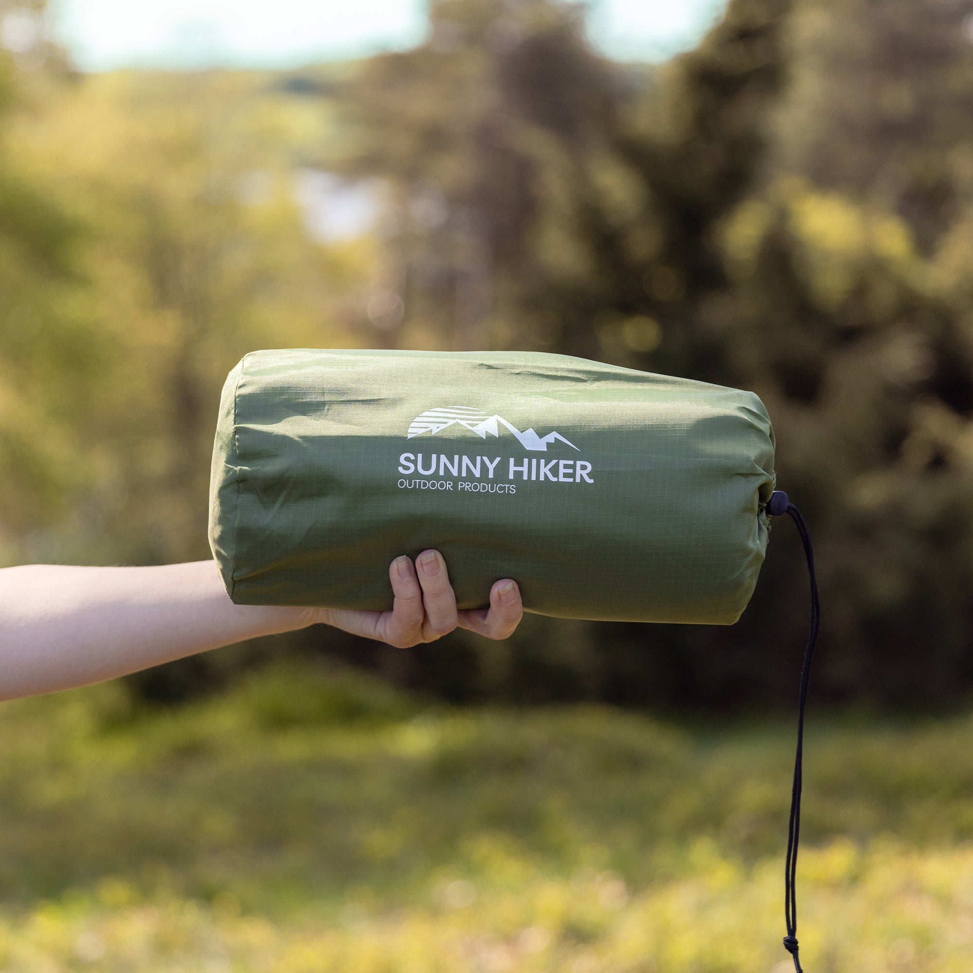 Sunny Hiker - Comfort Liggeunderlag m. Fodpumpe // Grøn fra Sunny Hiker - billede nr. 9 hos GrejFreak.dk