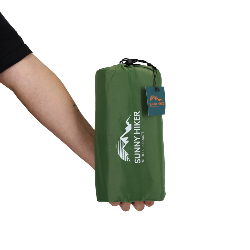 Sunny Hiker - Comfort Liggeunderlag m. Fodpumpe // Ranger Green fra Sunny Hiker - billede nr. 3 hos GrejFreak.dk