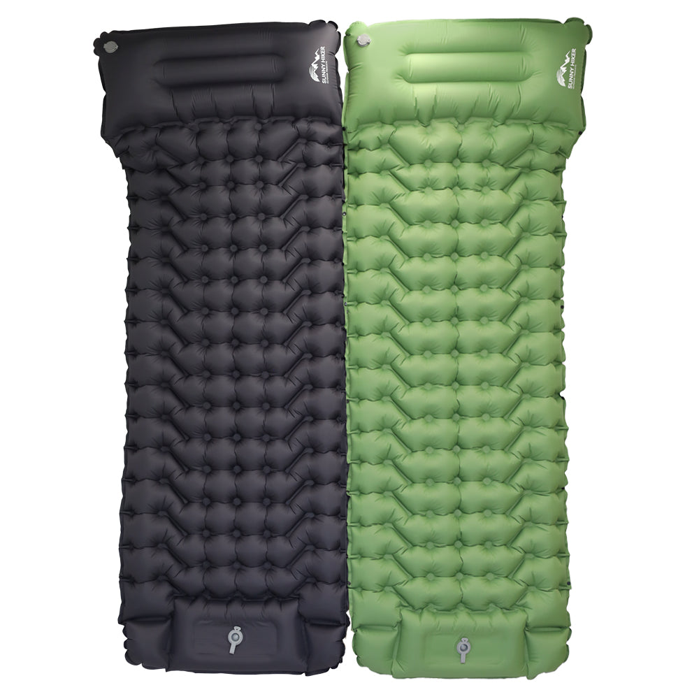 Sunny Hiker - Comfort Liggeunderlag m. Fodpumpe // Sort fra Sunny Hiker - billede nr. 3 hos GrejFreak.dk