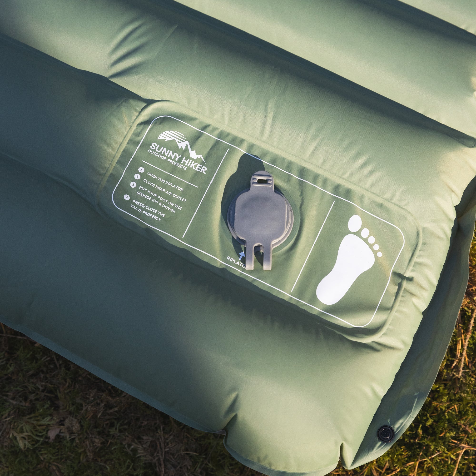 Sunny Hiker - Explorer Liggeunderlag m. Fodpumpe fra Sunny Hiker - billede nr. 7 hos GrejFreak.dk