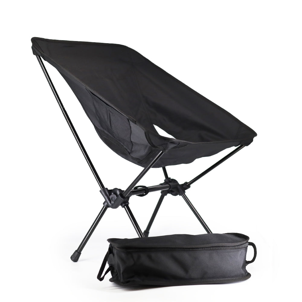 Sunny Hiker - Foldbar Campingstol Letvægt // Sort fra Sunny Hiker - billede nr. 3 hos GrejFreak.dk