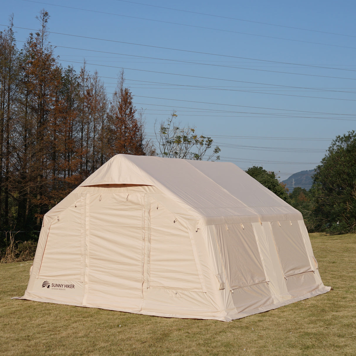 Sunny Hiker - Oppustelig Cabin Bomuld 8-personers Telt fra Sunny Hiker - billede nr. 14 hos GrejFreak.dk