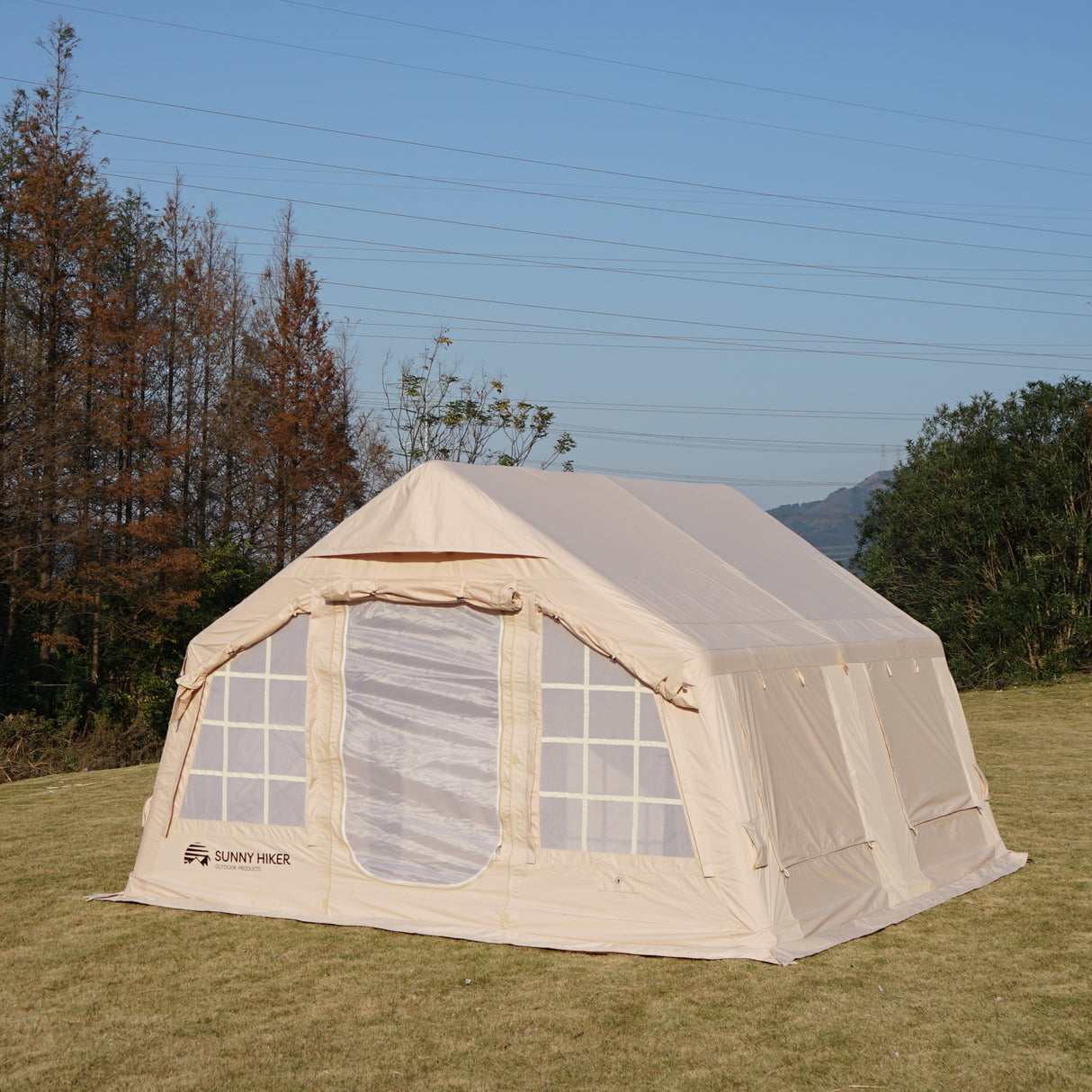 Sunny Hiker - Oppustelig Cabin Bomuld 8-personers Telt fra Sunny Hiker - billede nr. 16 hos GrejFreak.dk