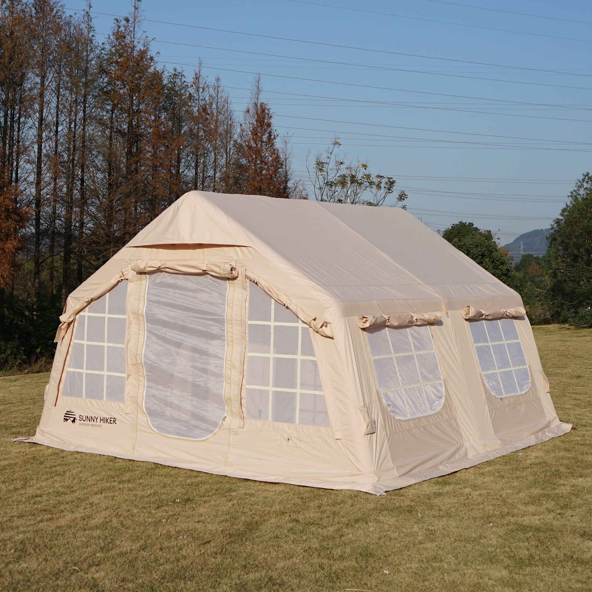 Sunny Hiker - Oppustelig Cabin Bomuld 8-personers Telt fra Sunny Hiker - billede nr. 17 hos GrejFreak.dk