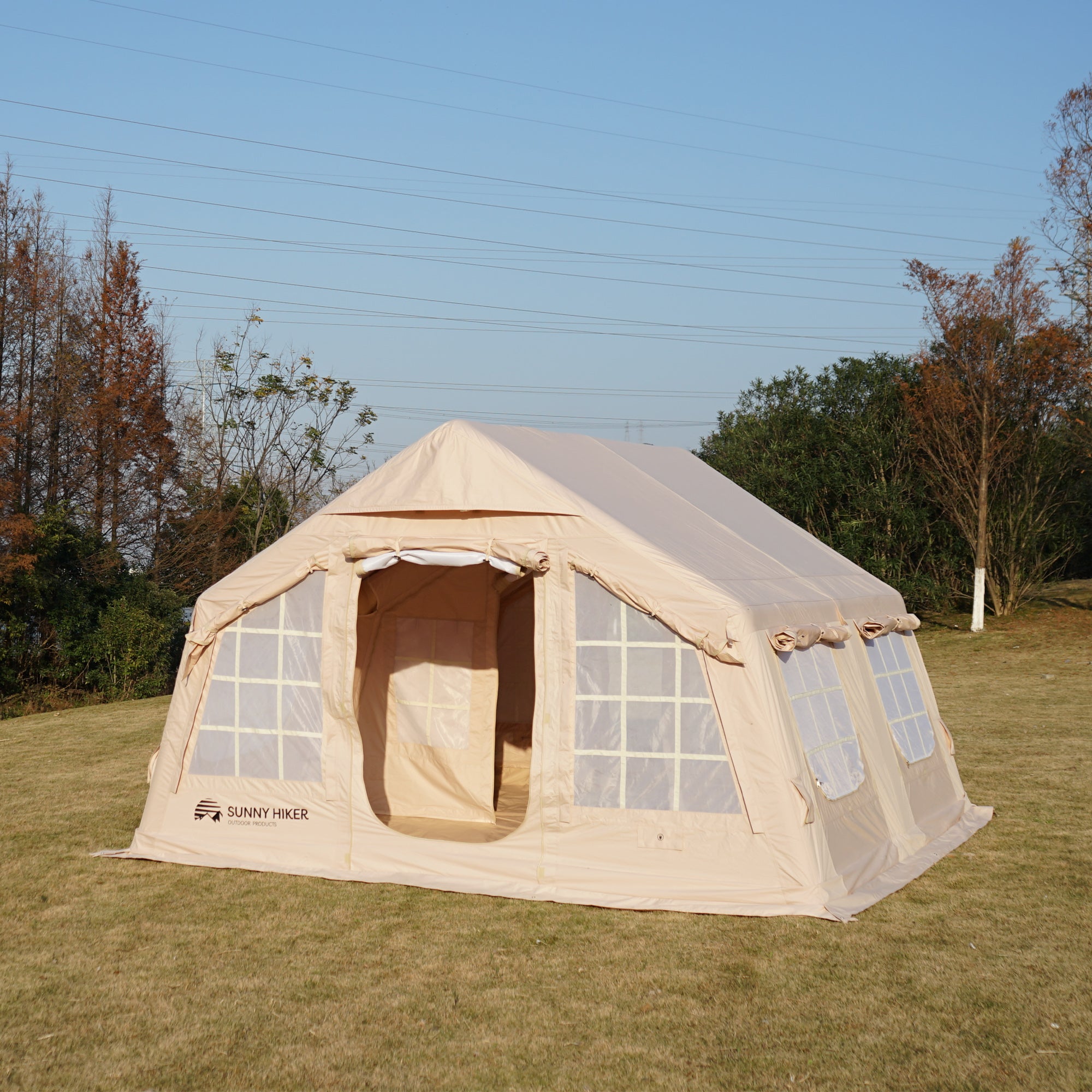 Sunny Hiker - Oppustelig Cabin Bomuld 8-personers Telt fra Sunny Hiker - billede nr. 18 hos GrejFreak.dk