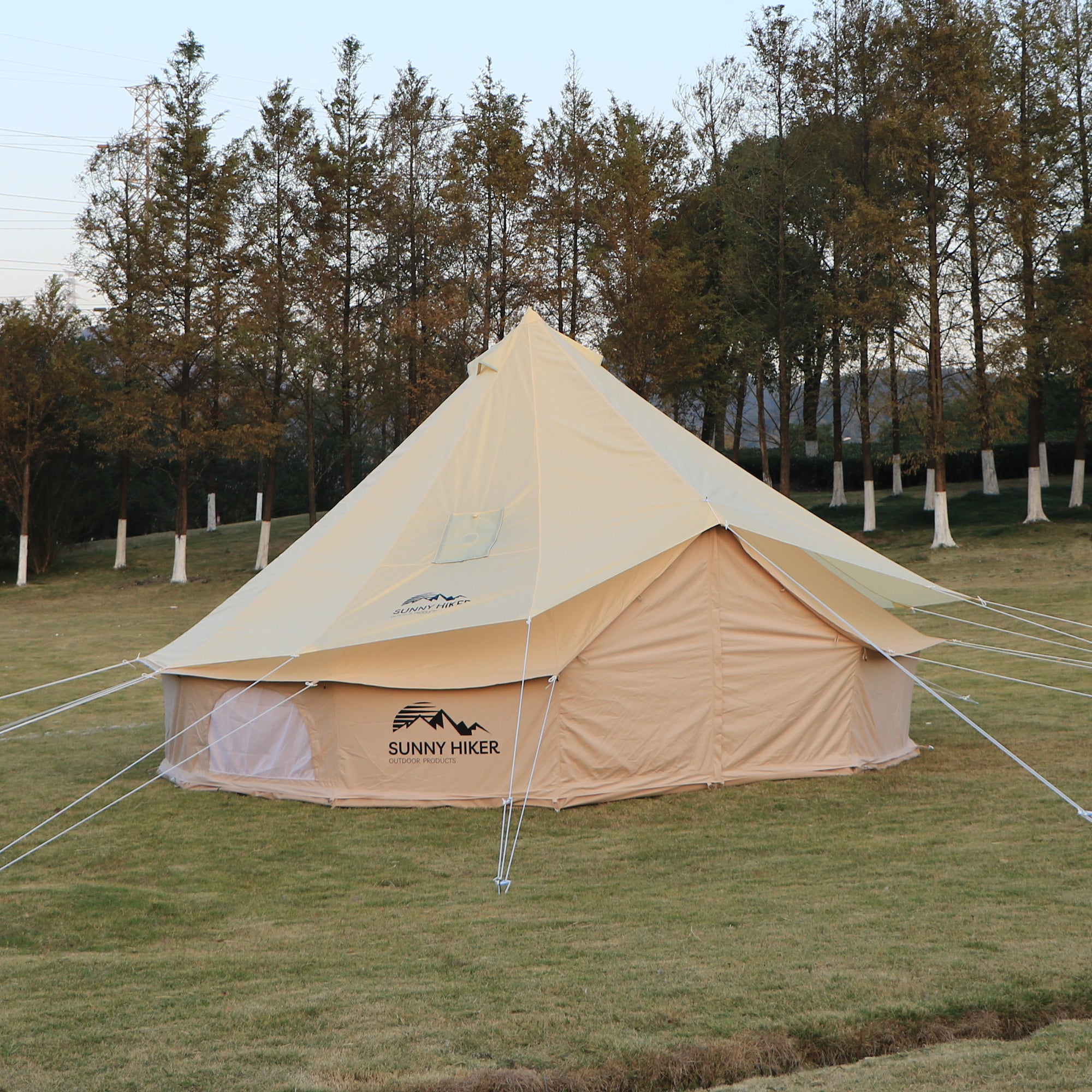 Sunny Hiker - Regnslag til Klokketelt Bomuld Large fra Sunny Hiker - billede nr. 4 hos GrejFreak.dk