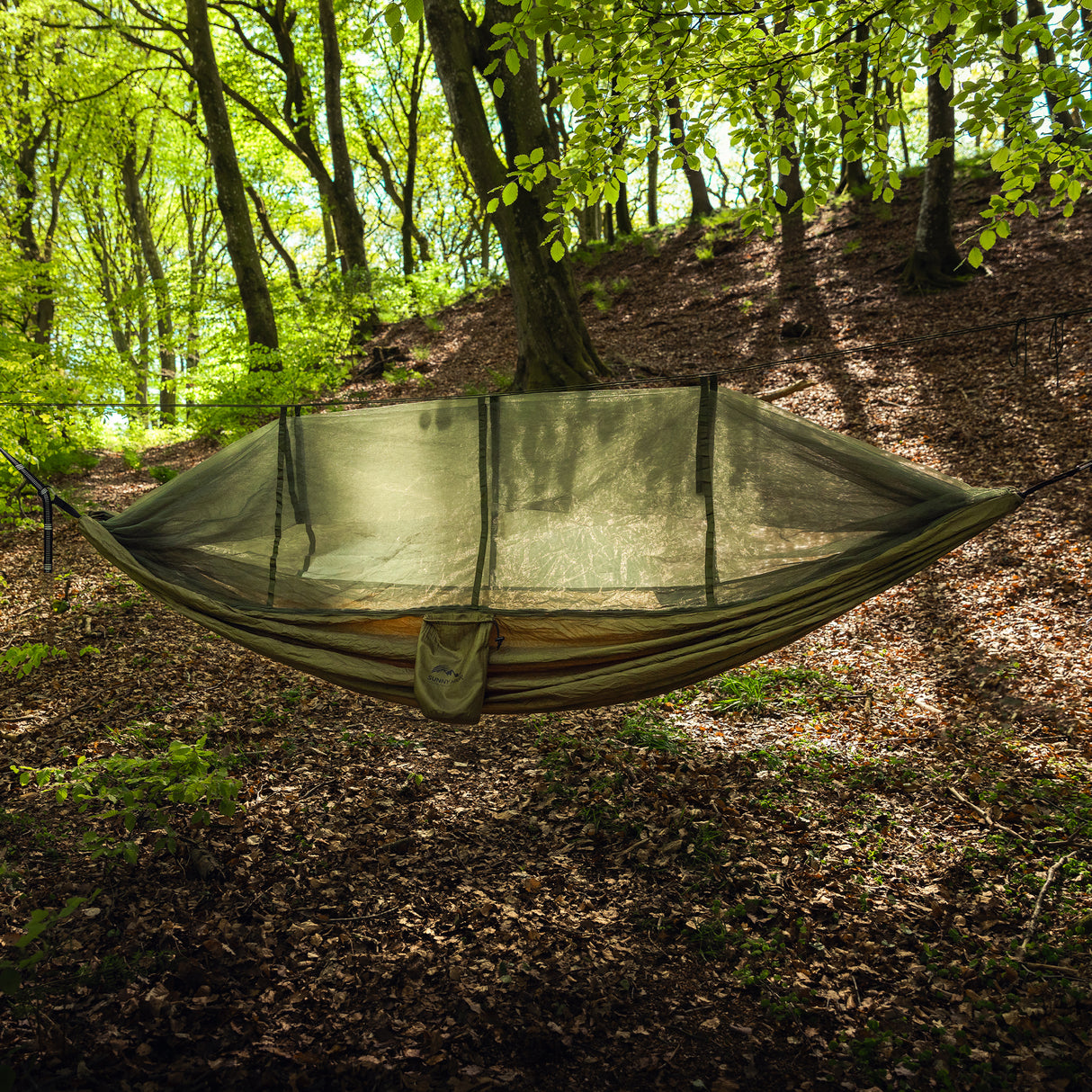 Sunny Hiker - Suspender Dobbelthængekøje m. Myggenet fra Sunny Hiker - billede nr. 2 hos GrejFreak.dk