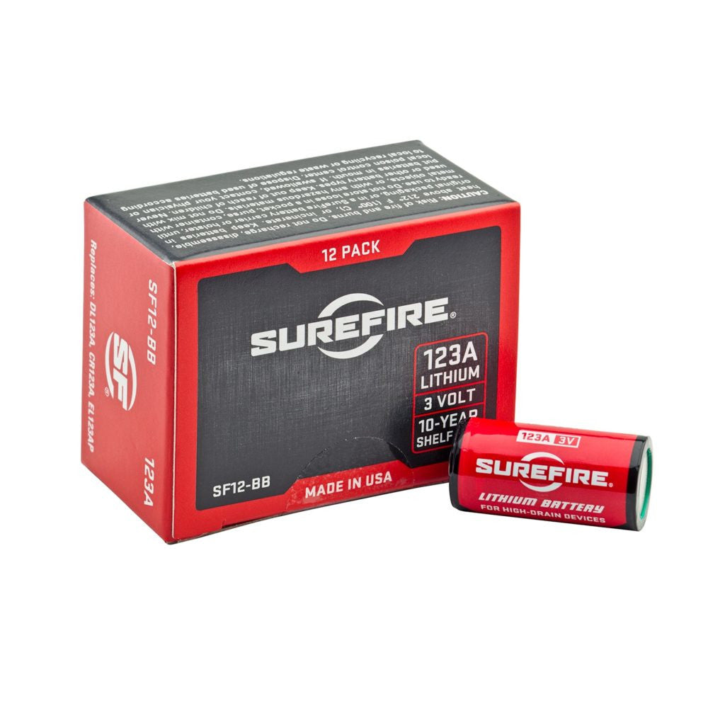 SureFire - 123A Lithium Batterier 12-pak fra SureFire - billede nr. 1 hos GrejFreak.dk