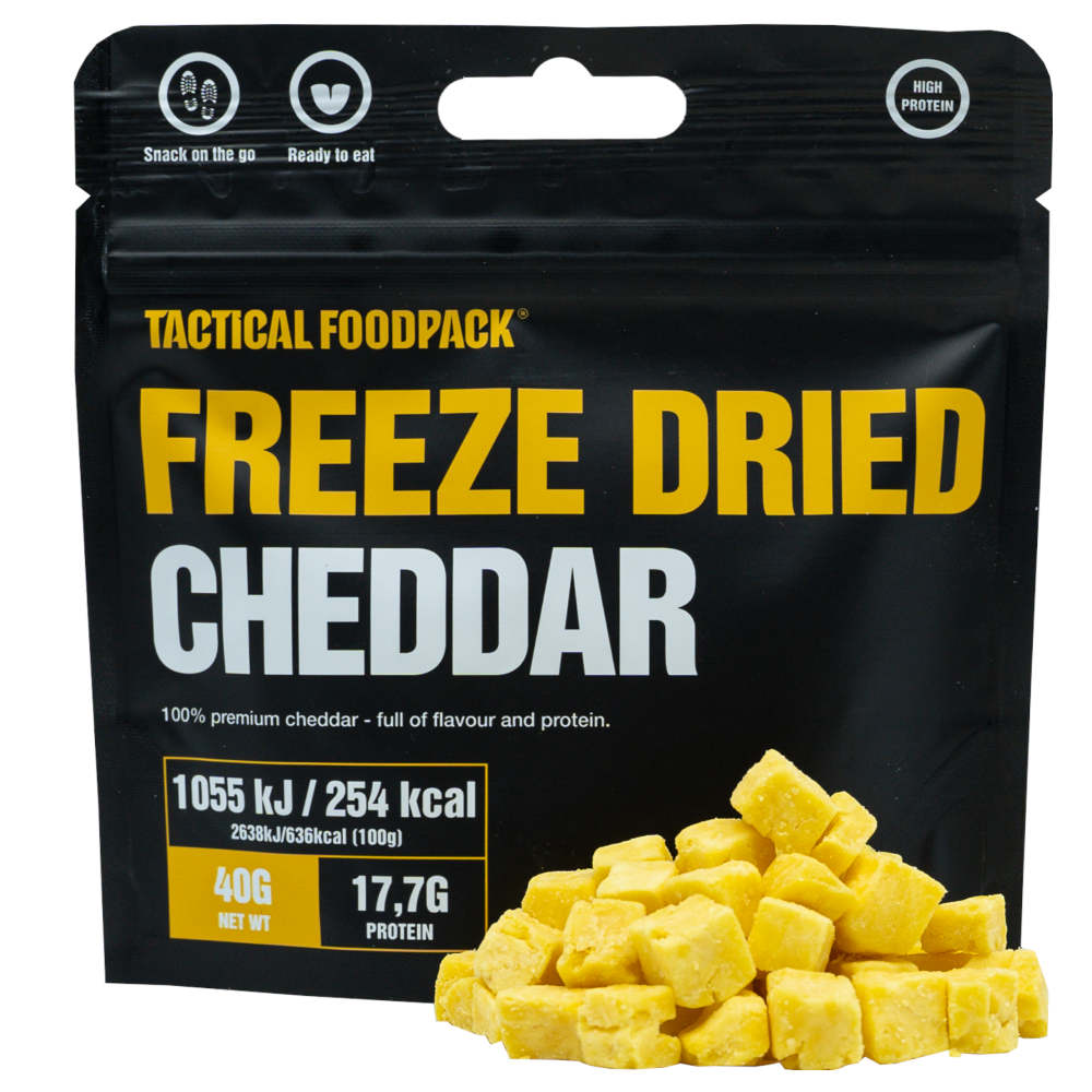 Tactical Foodpack - Frysetørret Cheddar, 254 Kcal fra Tactical Foodpack - billede nr. 1 hos GrejFreak.dk