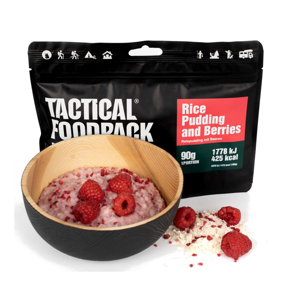 Tactical Foodpack - Risbudding Med Bær (425 Kcal) fra Tactical Foodpack - billede nr. 1 hos GrejFreak.dk