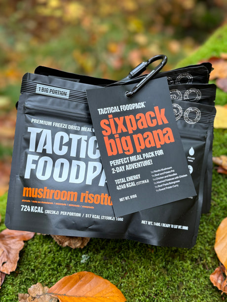 Tactical Foodpack - Sixpack Big Papa Feltration, 6 måltider, 4.249 Kcal fra Tactical Foodpack - billede nr. 2 hos GrejFreak.dk