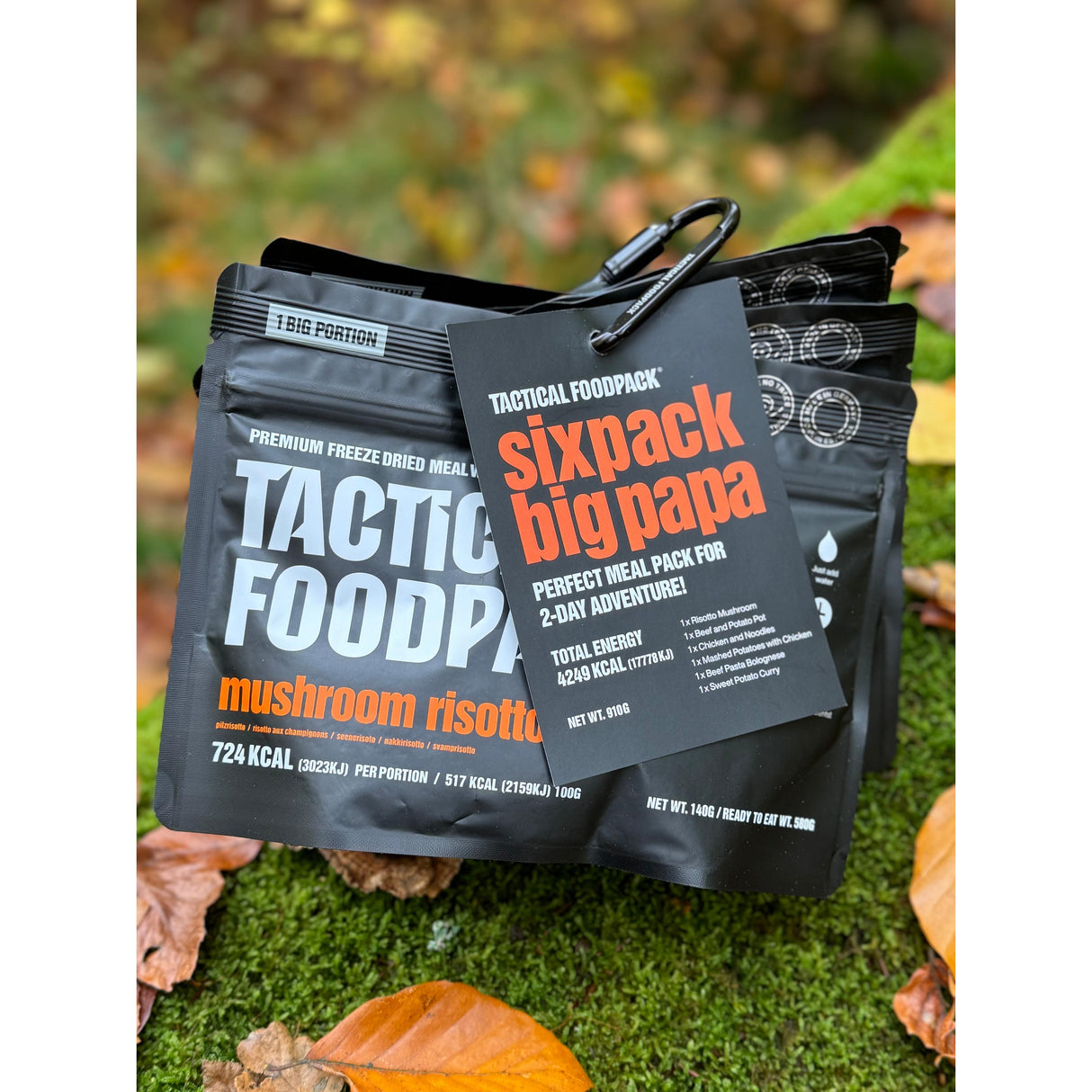 Tactical Foodpack - Sixpack Big Papa Feltration, 6 måltider, 4.249 Kcal fra Tactical Foodpack - billede nr. 2 hos GrejFreak.dk