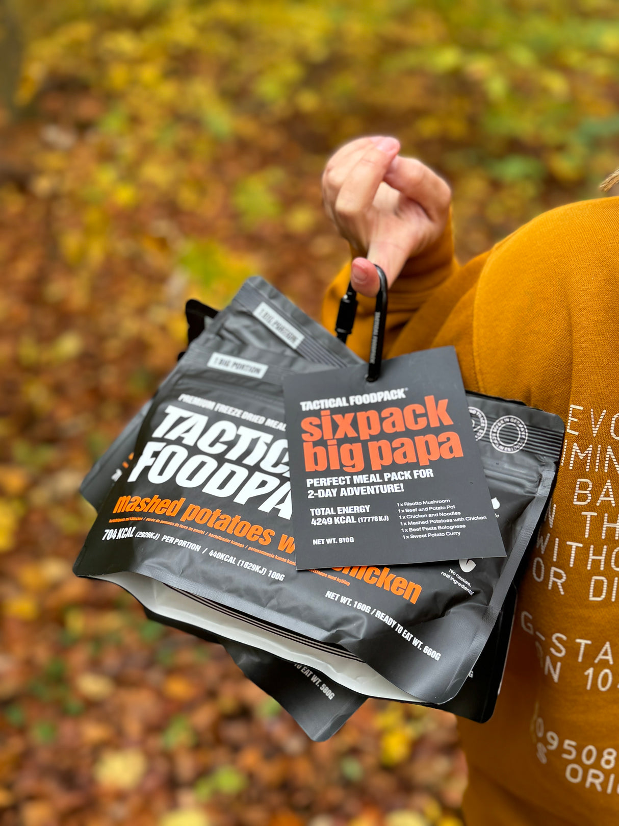 Tactical Foodpack - Sixpack Big Papa Feltration, 6 måltider, 4.249 Kcal fra Tactical Foodpack - billede nr. 3 hos GrejFreak.dk