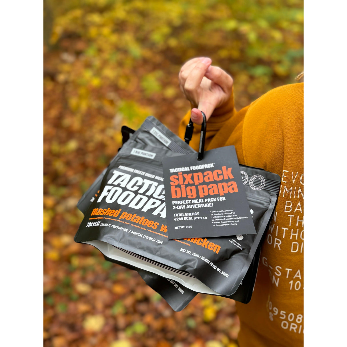 Tactical Foodpack - Sixpack Big Papa Feltration, 6 måltider, 4.249 Kcal fra Tactical Foodpack - billede nr. 3 hos GrejFreak.dk