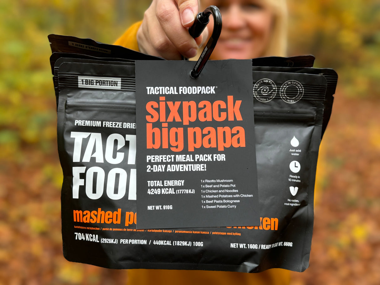 Tactical Foodpack - Sixpack Big Papa Feltration, 6 måltider, 4.249 Kcal fra Tactical Foodpack - billede nr. 4 hos GrejFreak.dk