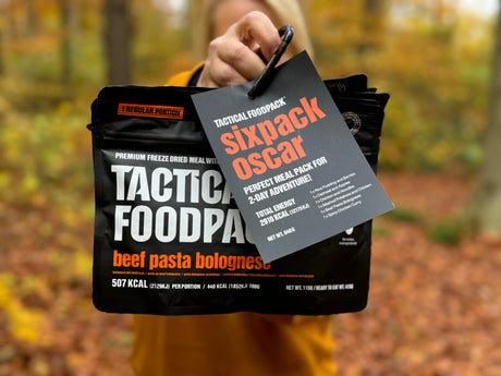 Tactical Foodpack - Sixpack Oscar Feltration, 6 måltider, 2.910 Kcal fra Tactical Foodpack - billede nr. 2 hos GrejFreak.dk