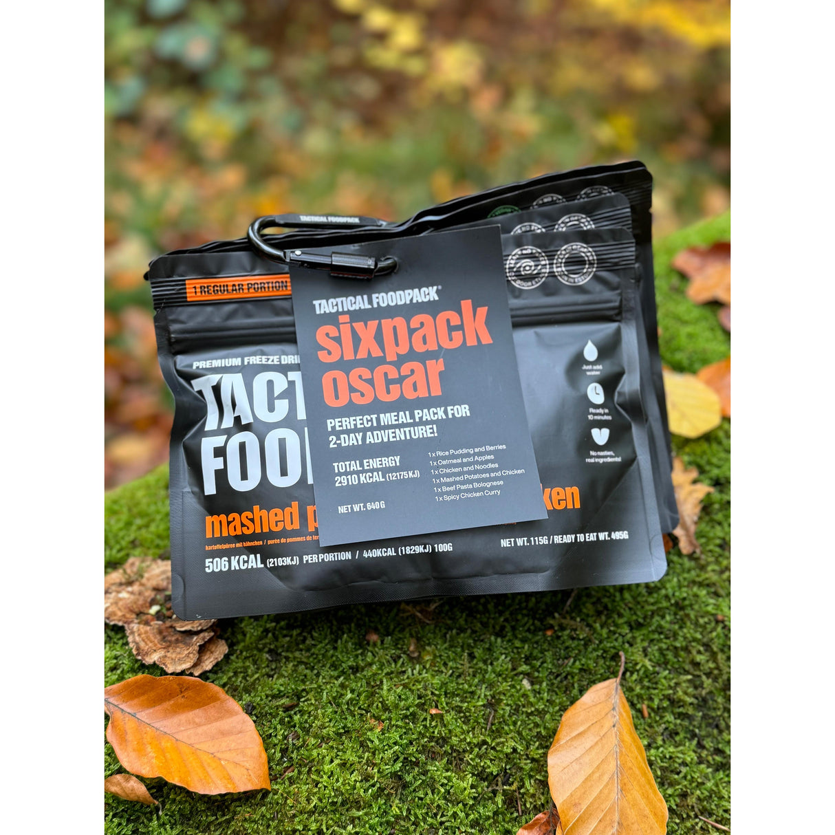 Tactical Foodpack - Sixpack Oscar Feltration, 6 måltider, 2.910 Kcal fra Tactical Foodpack - billede nr. 3 hos GrejFreak.dk
