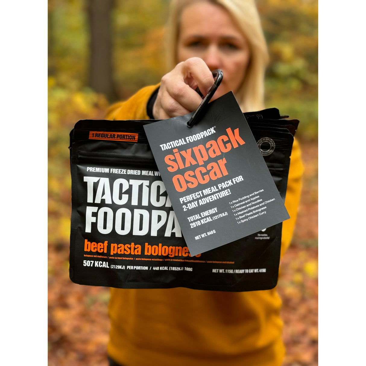 Tactical Foodpack - Sixpack Oscar Feltration, 6 måltider, 2.910 Kcal fra Tactical Foodpack - billede nr. 4 hos GrejFreak.dk