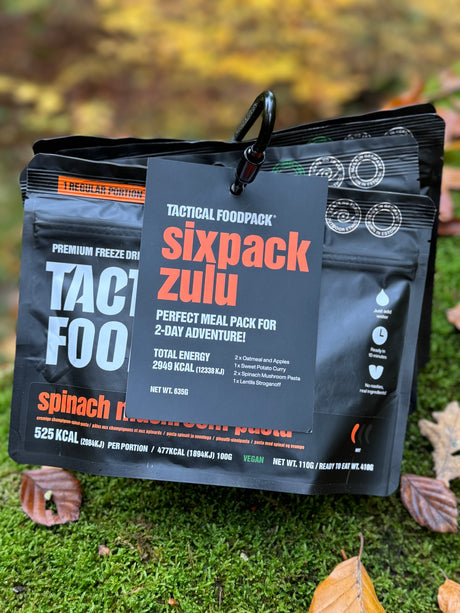 Tactical Foodpack - Sixpack Zulu Feltration, 6 måltider, 2.949 Kcal fra Tactical Foodpack - billede nr. 2 hos GrejFreak.dk