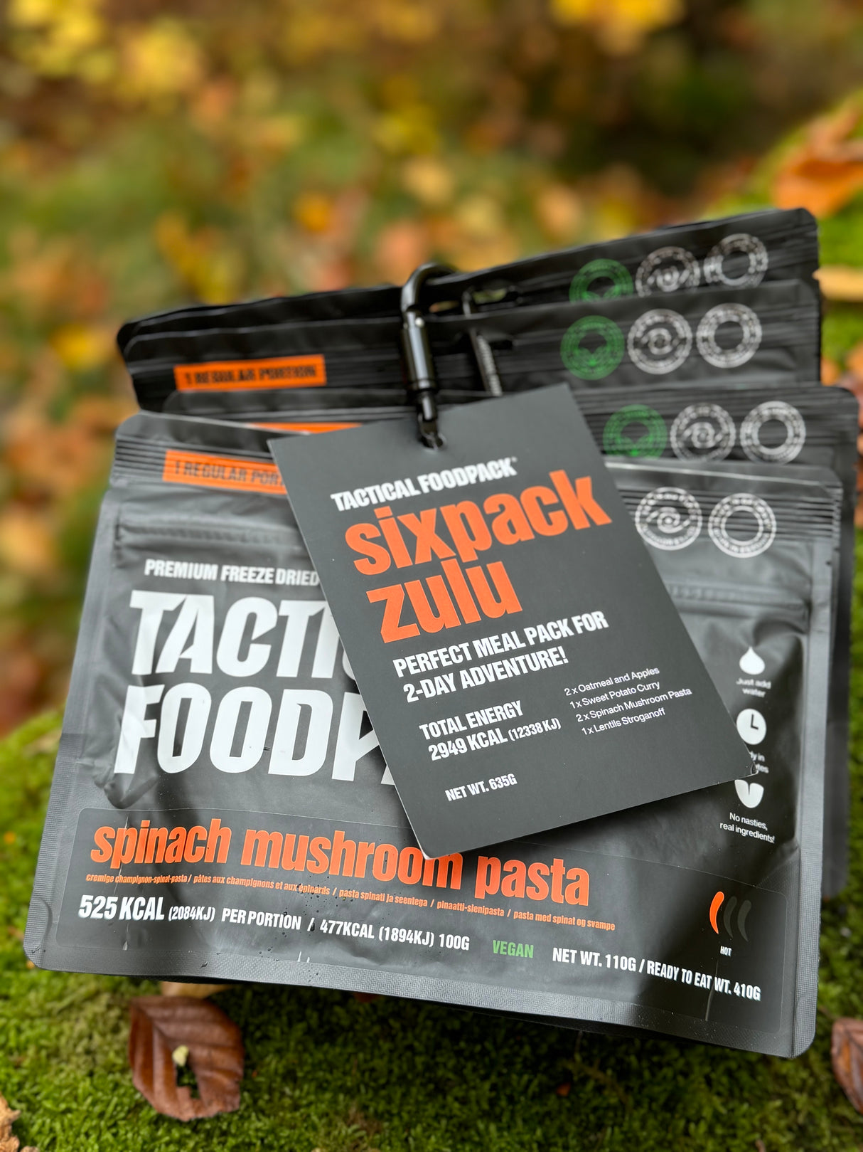 Tactical Foodpack - Sixpack Zulu Feltration, 6 måltider, 2.949 Kcal fra Tactical Foodpack - billede nr. 3 hos GrejFreak.dk