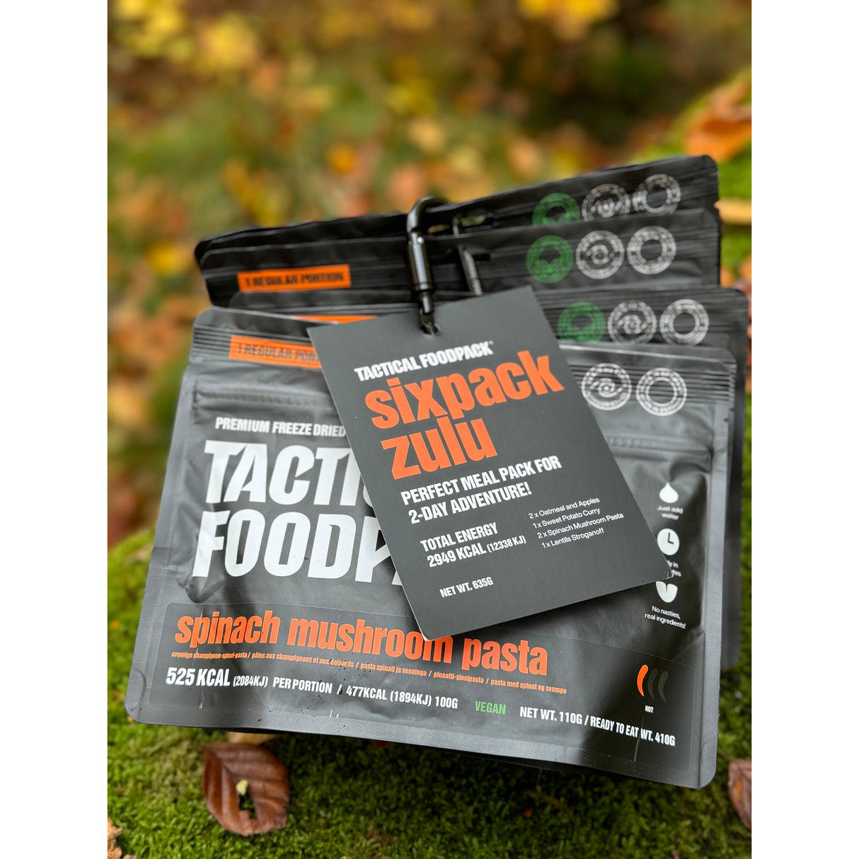 Tactical Foodpack - Sixpack Zulu Feltration, 6 måltider, 2.949 Kcal fra Tactical Foodpack - billede nr. 3 hos GrejFreak.dk