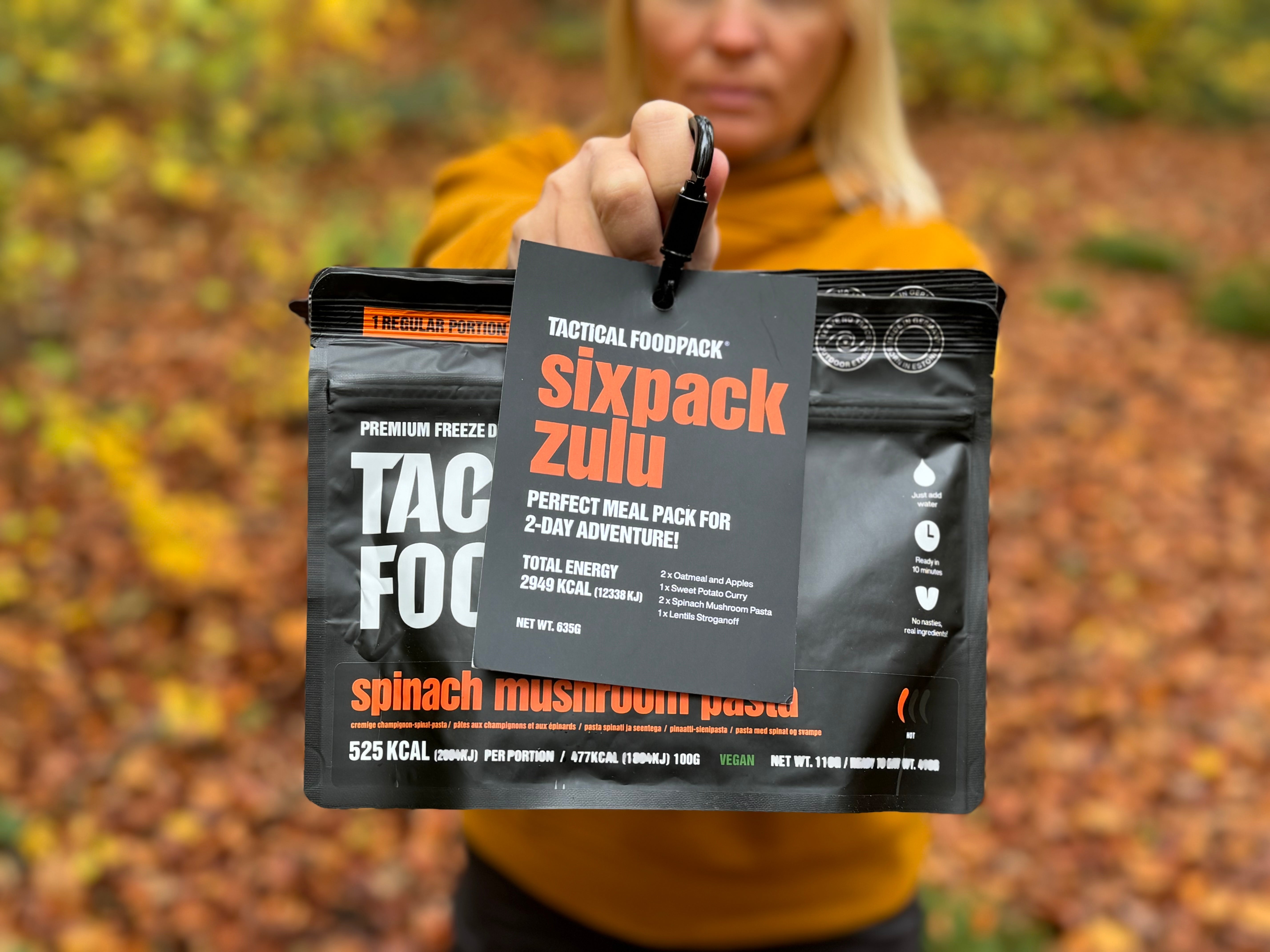 Tactical Foodpack - Sixpack Zulu Feltration, 6 måltider, 2.949 Kcal fra Tactical Foodpack - billede nr. 4 hos GrejFreak.dk