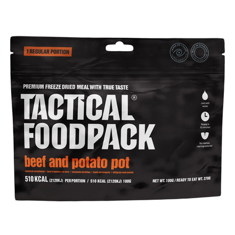 Tactical Foodpack - Stuvning Med Oksekød Og Kartoffel, 515 kcal fra Tactical Foodpack - billede nr. 2 hos GrejFreak.dk