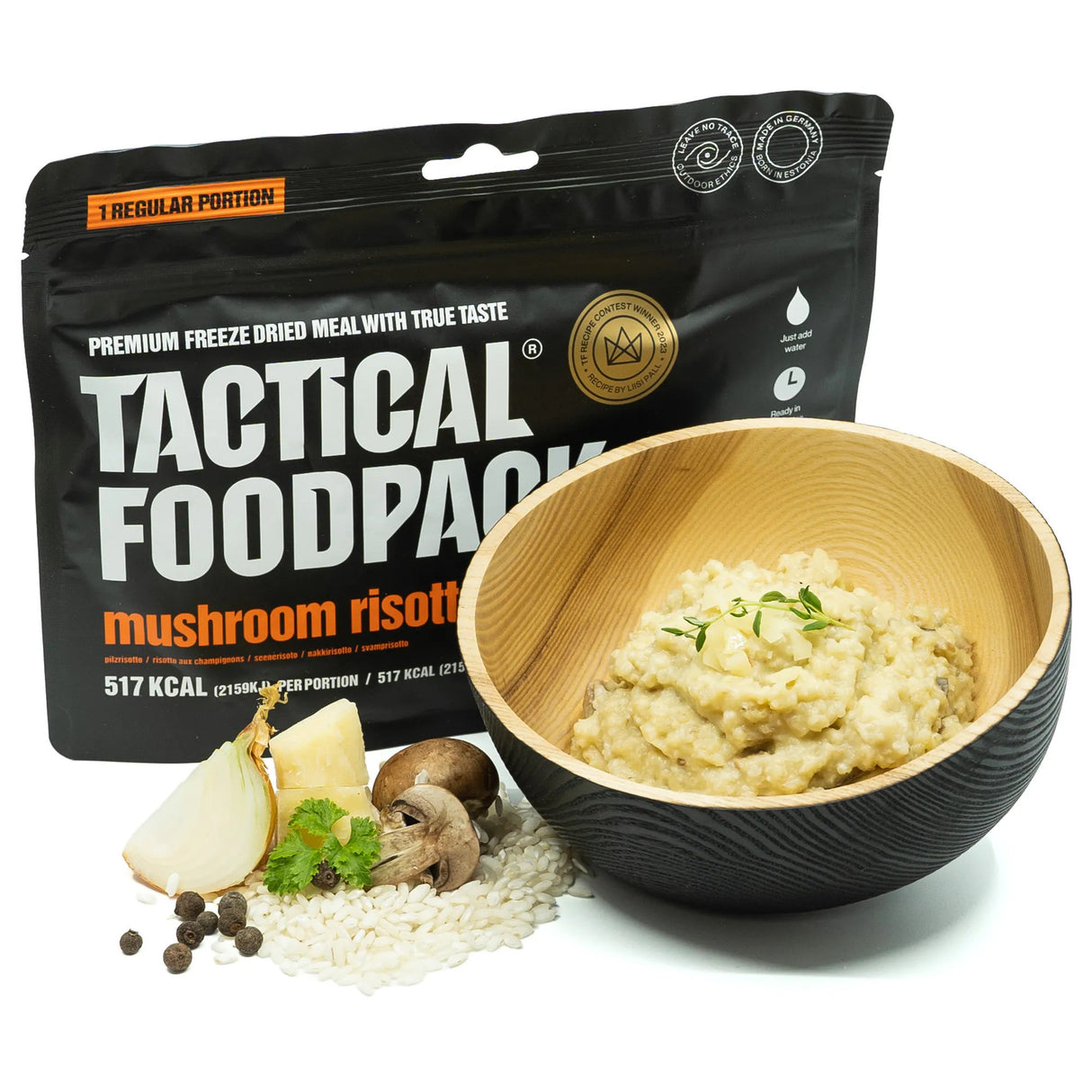 Tactical Foodpack - Svamperisotto, 517 Kcal fra Tactical Foodpack - billede nr. 1 hos GrejFreak.dk