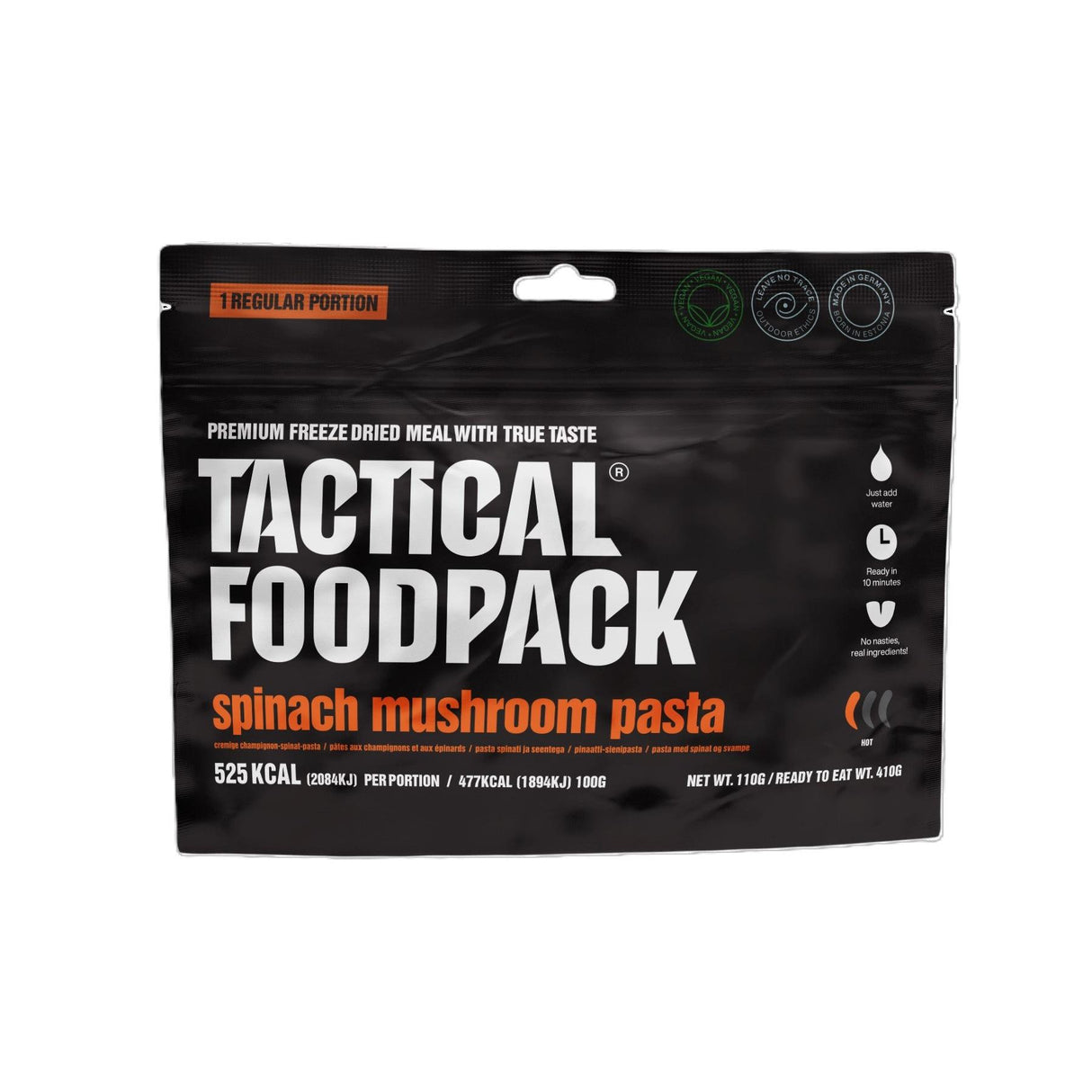 Tactical Foodpack - Vegansk Weekpack Juliett Feltration, 21 måltider (10.290 Kcal) fra Tactical Foodpack - billede nr. 9 hos GrejFreak.dk
