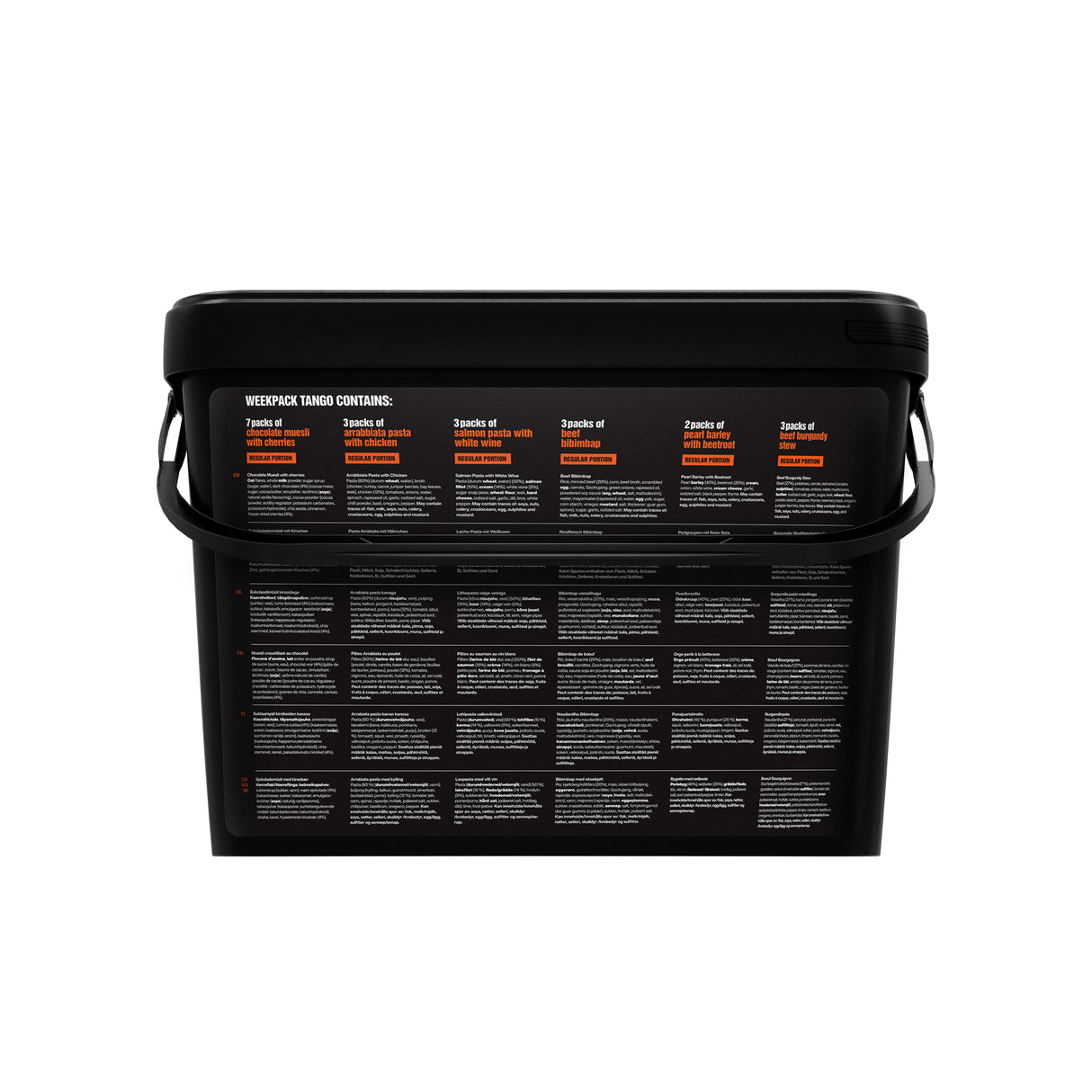 Tactical Foodpack - Weekpack Tango Feltration, 21 måltider, 10.341 Kcal fra Tactical Foodpack - billede nr. 2 hos GrejFreak.dk