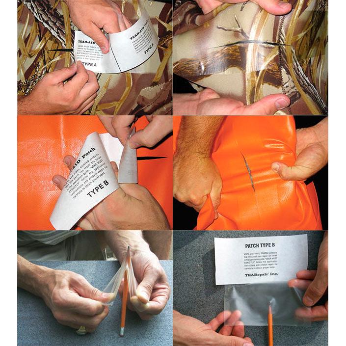 Tear-Aid - Repair Patch / Universel lap fra Tear-Aid - billede nr. 3 hos GrejFreak.dk