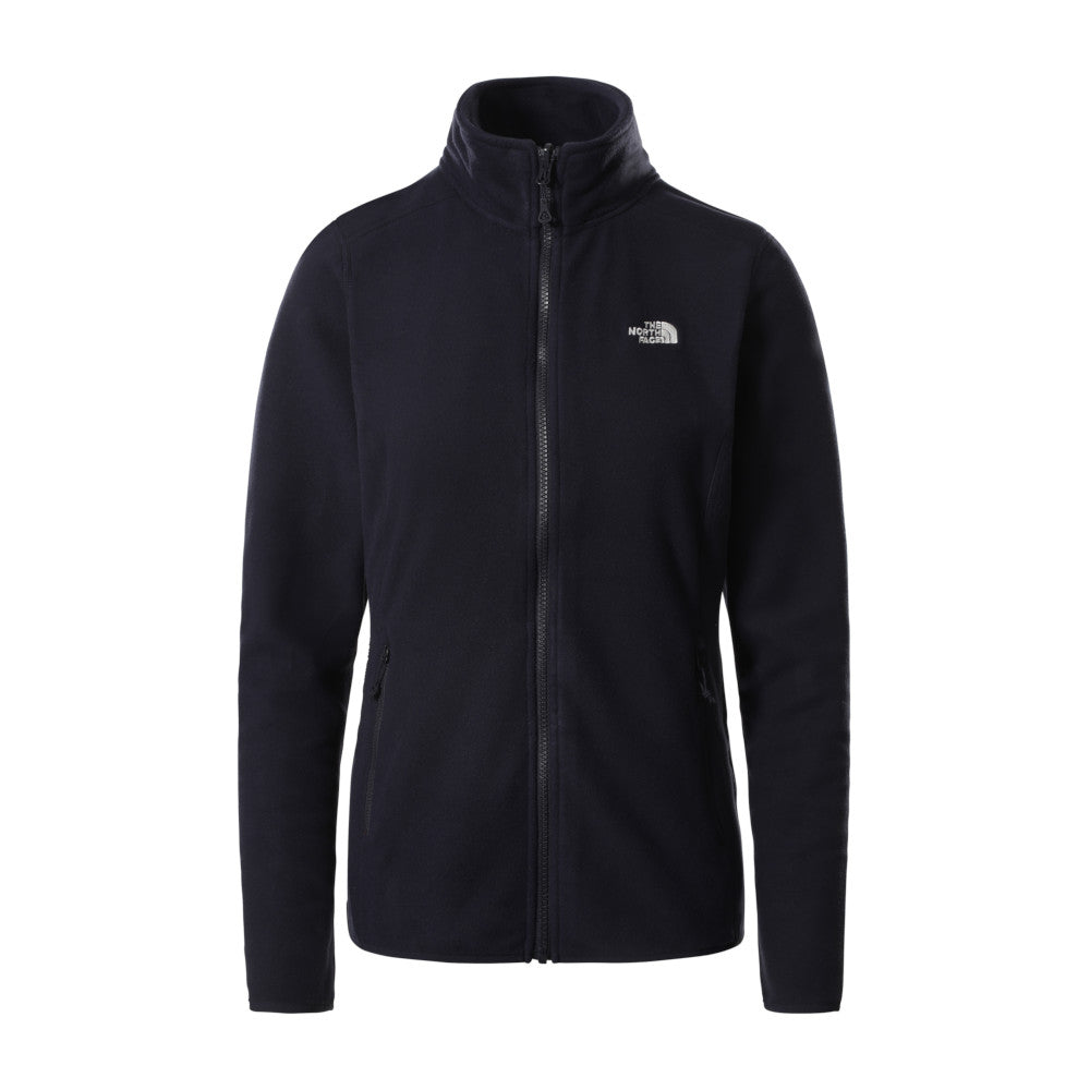 The North Face - 100 Glacier Full Zip Dame Fleece Jakke // Mørkeblå fra The North Face - billede nr. 1 hos GrejFreak.dk