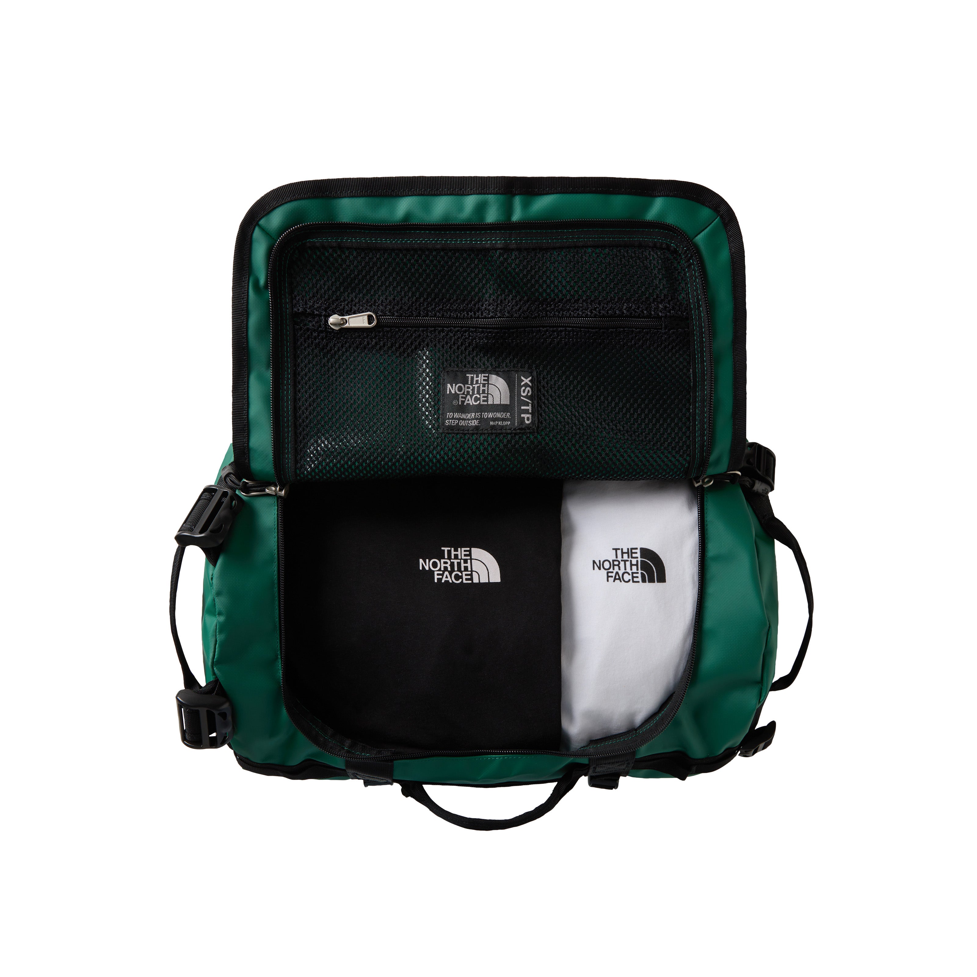 The North Face - Base Camp Duffel Bag XS 31L // EverGreen/Black fra The North Face - billede nr. 3 hos GrejFreak.dk