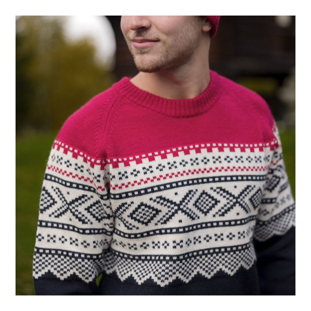 Ulvang - Marius Rundhalset Herre Strik // Blå fra Ulvang - billede nr. 4 hos GrejFreak.dk