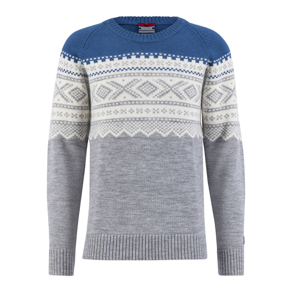 Ulvang - Marius Rundhalset Herre Strik // Grå fra Ulvang - billede nr. 1 hos GrejFreak.dk