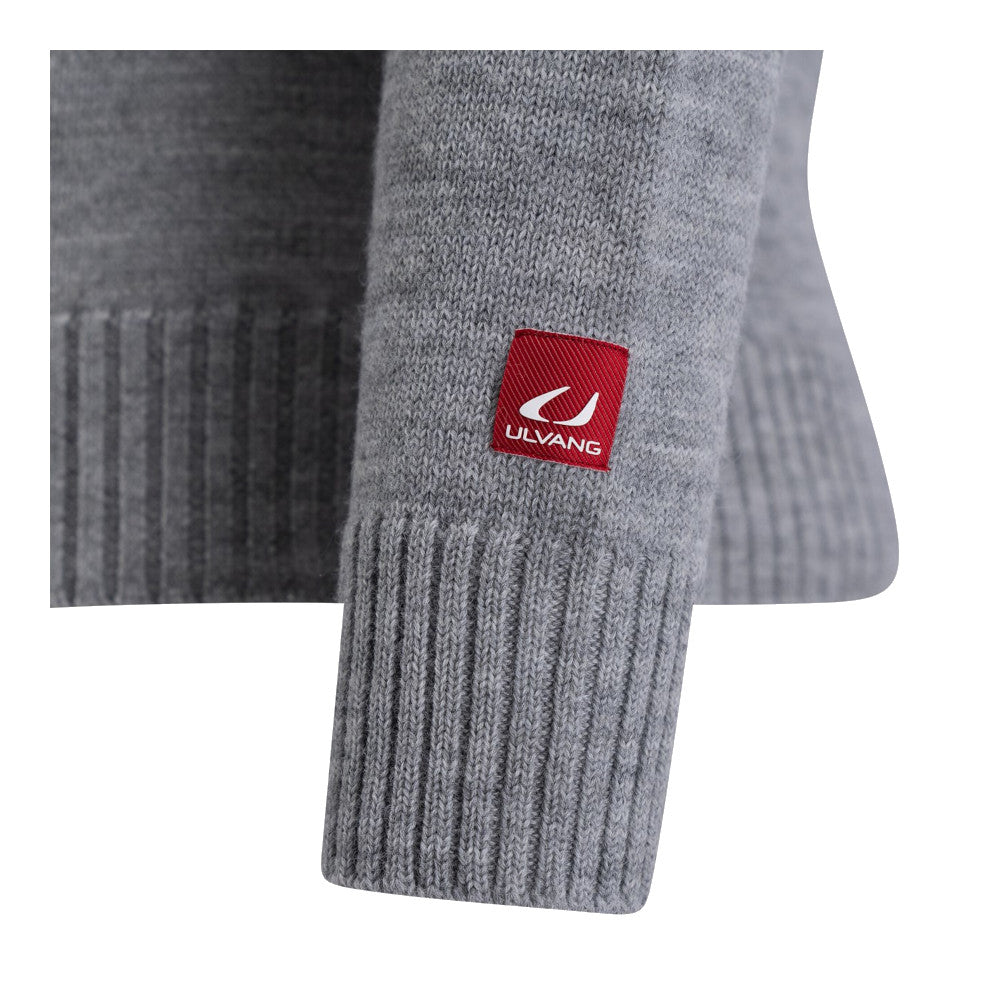 Ulvang - Marius Rundhalset Herre Strik // Grå fra Ulvang - billede nr. 6 hos GrejFreak.dk